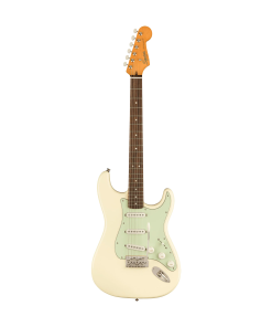 Squier FSR Classic Vibe 60s Stratocaster Electric Guitar, Indian Laurel FB, Olympic White