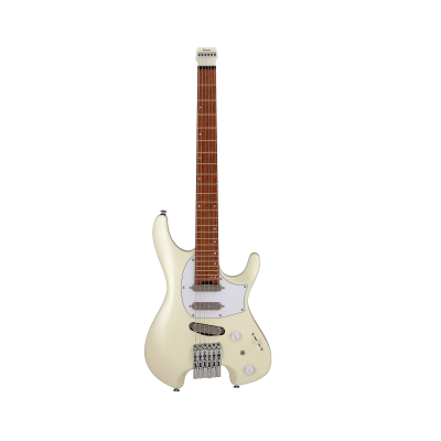 Ibanez ICHI10 Ichika Signature Headless Electric Guitar w/ Bag, Vintage White Matte